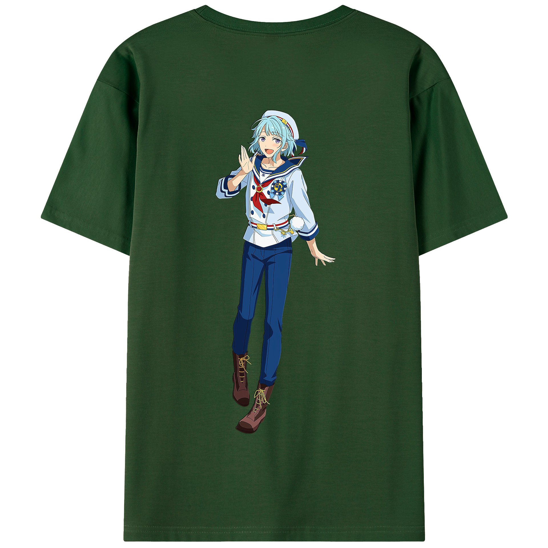 （画像用） あんさんぶるスターズ! Ensemble Stars 綿100％半袖Tシャツ（背面プリント）